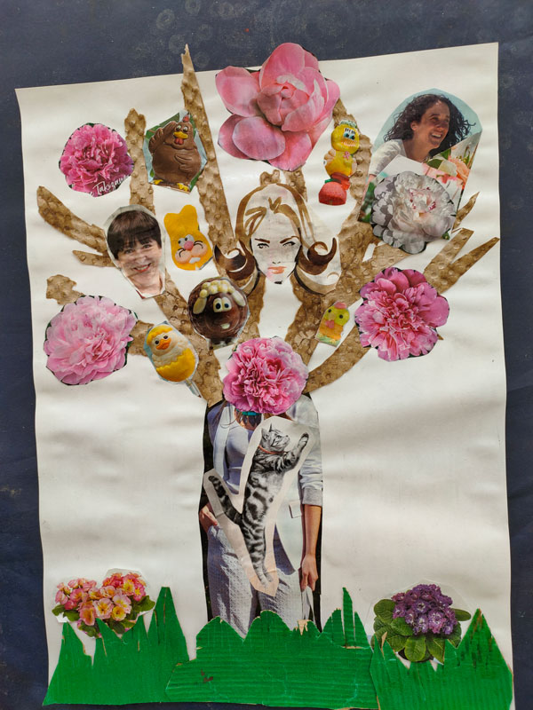 arbre collage