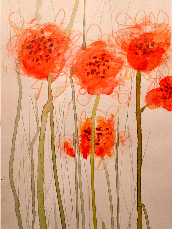 coulees fleurs