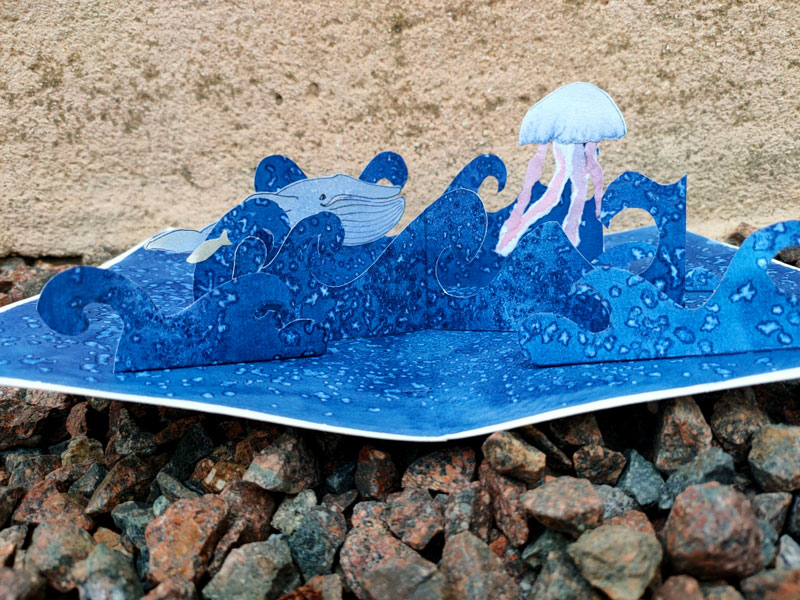 pop up baleine